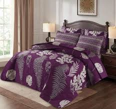 Design 4 cotton printed bed set 6 pc set